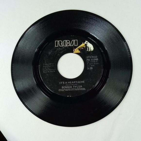 Bonnie Tyler It's About Time/It's A Heartache 45 RPM Vinyl Record - Picture 3 of 10